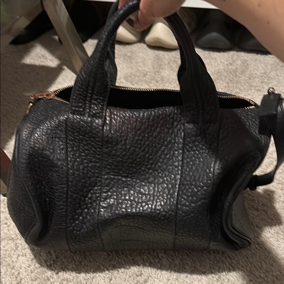 Alexander Wang Elegant Black Leather Handbag - Picture 1 of 4